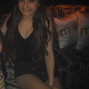 Black shimmer romper
